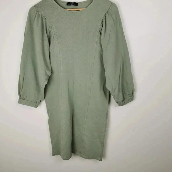 Bershka |Women's Sheath Light Green Dress size  Small - Picture 3 of 9